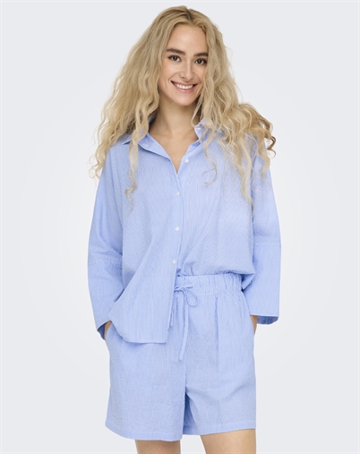 Only - ONLAugusta Skjorte - Blue Stripe